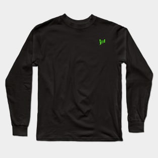 Hyperbolic Fabrications retro monogram/logo *front/back design* Long Sleeve T-Shirt